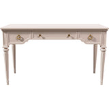 51" Unfinished 3 Drawer Vintage Console Table #08683