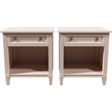 22" Unfinished 1 Drawer Kindel Vintage Nightstand Set of 2 #08623