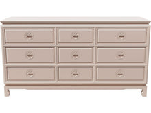 Load image into Gallery viewer, 60&quot; Unfinished 9 Drawer Vintage Dresser #08598
