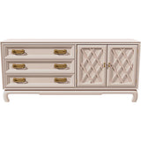 68" Unfinished 2 Door 3 Drawer Vintage Buffet #08822