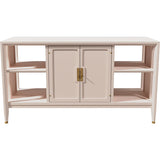 44" Unfinished 2 Door Vintage Bar Cart #08843