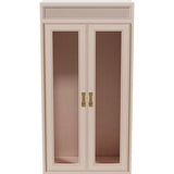 26" Unfinished 2 Door Vintage Hutch Top Set of 2 #08805