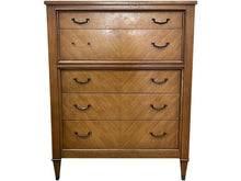Load image into Gallery viewer, 38&quot; Unfinished 5 Drawer Century Vintage Tallboy #08255
