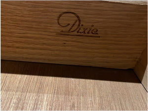 56" Finished White 8 Drawer Dixie Vintage Dresser #08370