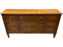 Load image into Gallery viewer, 63.5&quot; Unfinished 9 Drawer United Vintage Dresser #08527
