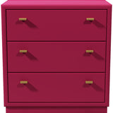 30.25" Unfinished 3 Drawer Drexel Vintage Dresser #08752