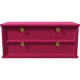 38.5" Unfinished 2 Drawer Vintage Single Nightstand #08579