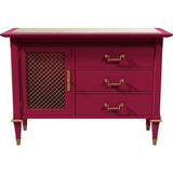 36" Unfinished 2 Drawer 1 Door Vintage Buffet #08327