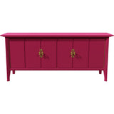 72" Unfinished 4 Door Vintage Buffet #08842