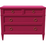 38" Unfinished 3 Drawer Baker Furniture Vintage Dresser #08785