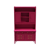 46" Unfinished 2 Door 6 Drawer Thomasville Vintage Bamboo Style Hutch #07961