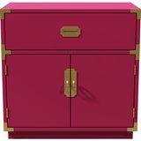 30" Unfinished 1 Drawer 2 Door Bernhardt Vintage Dresser #08726