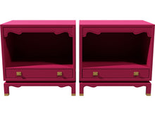 Load image into Gallery viewer, 24&quot; Unfinished 1 Drawer Vintage Nightstand Set of 2 #08519
