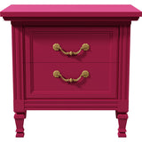 26" Unfinished 2 Drawer Dixie Vintage Single Nightstand #08804