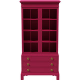 34" Unfinished 2 Door 3 Drawer Vintage Hutch #08803