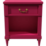19" Unfinished 1 Drawer CenTury Vintage Single Nightstand #08442