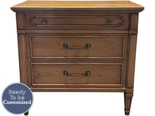 Load image into Gallery viewer, 32&quot; Unfinished 3 Drawer Vintage Dresser #08418
