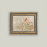 Small Garden Framed Antique Art