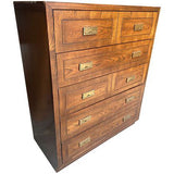 38" Unfinished 5 Drawer Vintage Tallboy #07923