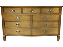 Load image into Gallery viewer, 54&quot; Unfinished 8 Drawer Bassett Furniture Vintage Dresser #08396
