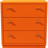 30.25" Unfinished 3 Drawer Drexel Vintage Dresser #08752