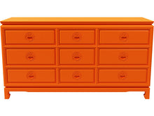 Load image into Gallery viewer, 60&quot; Unfinished 9 Drawer Vintage Dresser #08598
