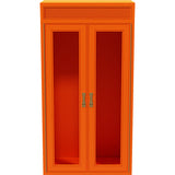 26" Unfinished 2 Door Vintage Hutch Top Set of 2 #08805