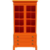 34" Unfinished 2 Door 3 Drawer Vintage Hutch #08803
