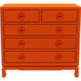 36" Unfinished 5 Drawer Vintage Dresser #08771