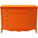 47" Unfinished 4 Drawer Vintage Dresser #08653