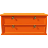 38.5" Unfinished 2 Drawer Vintage Single Nightstand #08579
