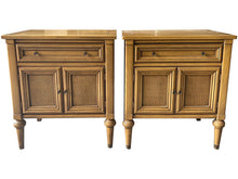 Load image into Gallery viewer, 22&quot; Unfinished 1 Drawer 2 Door Vintage Nightstand Set of 2 #08426
