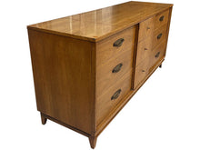 Load image into Gallery viewer, 64&quot; Unfinished 9 Drawer Kent Coffey Vintage Dresser #08315
