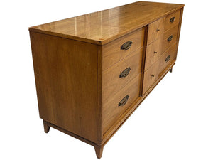 64" Unfinished 9 Drawer Kent Coffey Vintage Dresser #08315