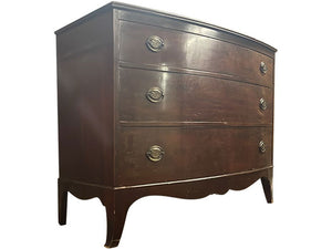 46" Unfinished 3 Drawer Vintage Dresser #08415