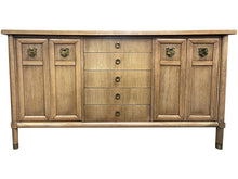 Load image into Gallery viewer, 64&quot; Unfinished 5 Drawer 2 Door American Of Martinsville Vintage Buffet #08486
