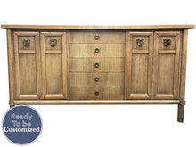 Load image into Gallery viewer, 64&quot; Unfinished 5 Drawer 2 Door American Of Martinsville Vintage Buffet #08246
