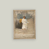 Christ Framed Antique Art