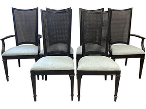 22" Finished Vintage Chair Set of 6 #08408