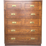 38" Unfinished 5 Drawer Vintage Tallboy #07923