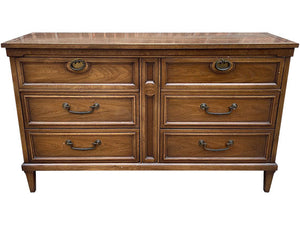 54" Unfinished 6 Drawer Sorrento Vintage Dresser #08334