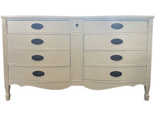 Load image into Gallery viewer, 56&quot; Finished White 8 Drawer Dixie Vintage Dresser #08370

