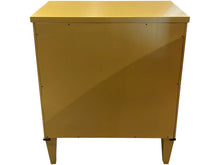 Load image into Gallery viewer, 22&quot; Finished 1 Drawer Cali Yellow Satin Century Vintage Single Nightstand #08260
