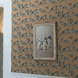 Two Fox Terriers Framed Antique Art