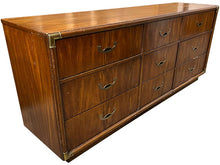 Load image into Gallery viewer, 70&quot; Unfinished 9 Drawer Vintage Dresser #08296
