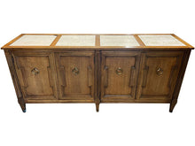 Load image into Gallery viewer, 70.5&quot; Unfinished 4 Door Baker Furniture Vintage Buffet #08339
