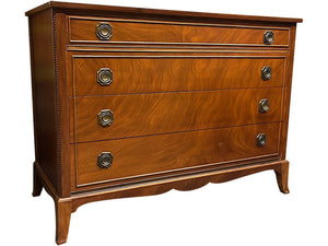 46.5" Unfinished 4 Drawer Vintage Dresser #08301