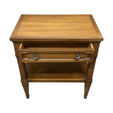 22.5" Unfinished 1 Drawer Drexel Vintage Single Nightstand #08410