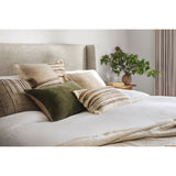 Magnolia Home by Joanna Gaines x Loloi  Moss / Beige Pillow