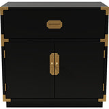 30" Unfinished 1 Drawer 2 Door Bernhardt Vintage Dresser #08726